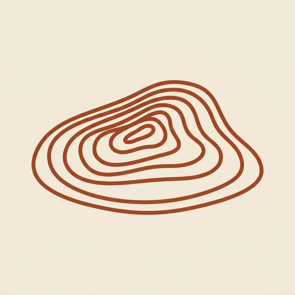 Coterra mark in terracotta on cream